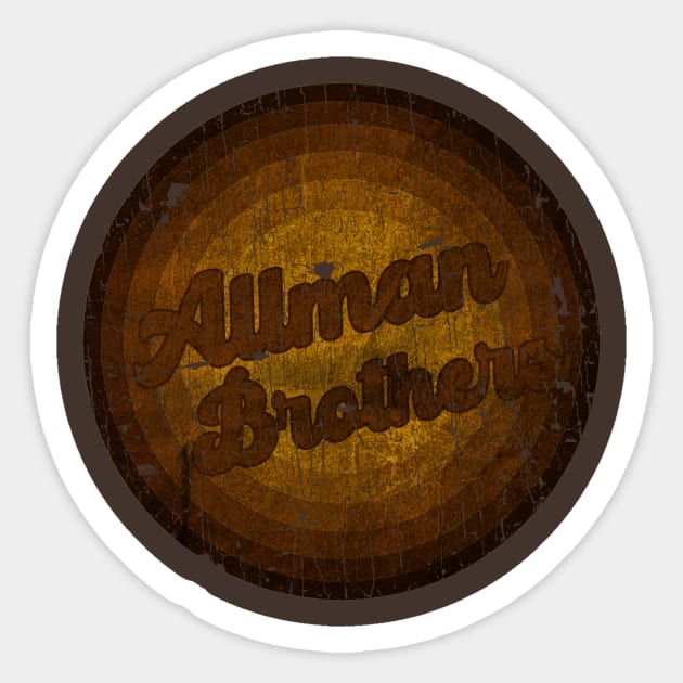 Vintage Style  -Allman Brothers Sticker by testerbissnet